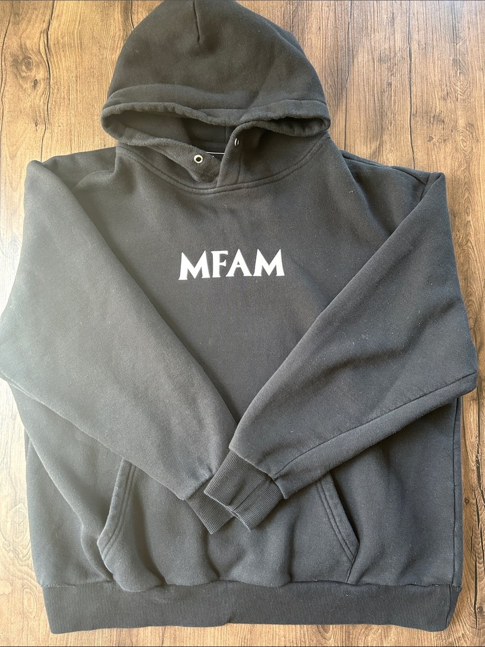 MFAM Black Men’s Hooded Sweatshirt